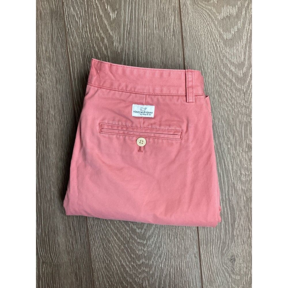 Vineyard Vines Men’s Shorts 32 Pink Chino Club Short